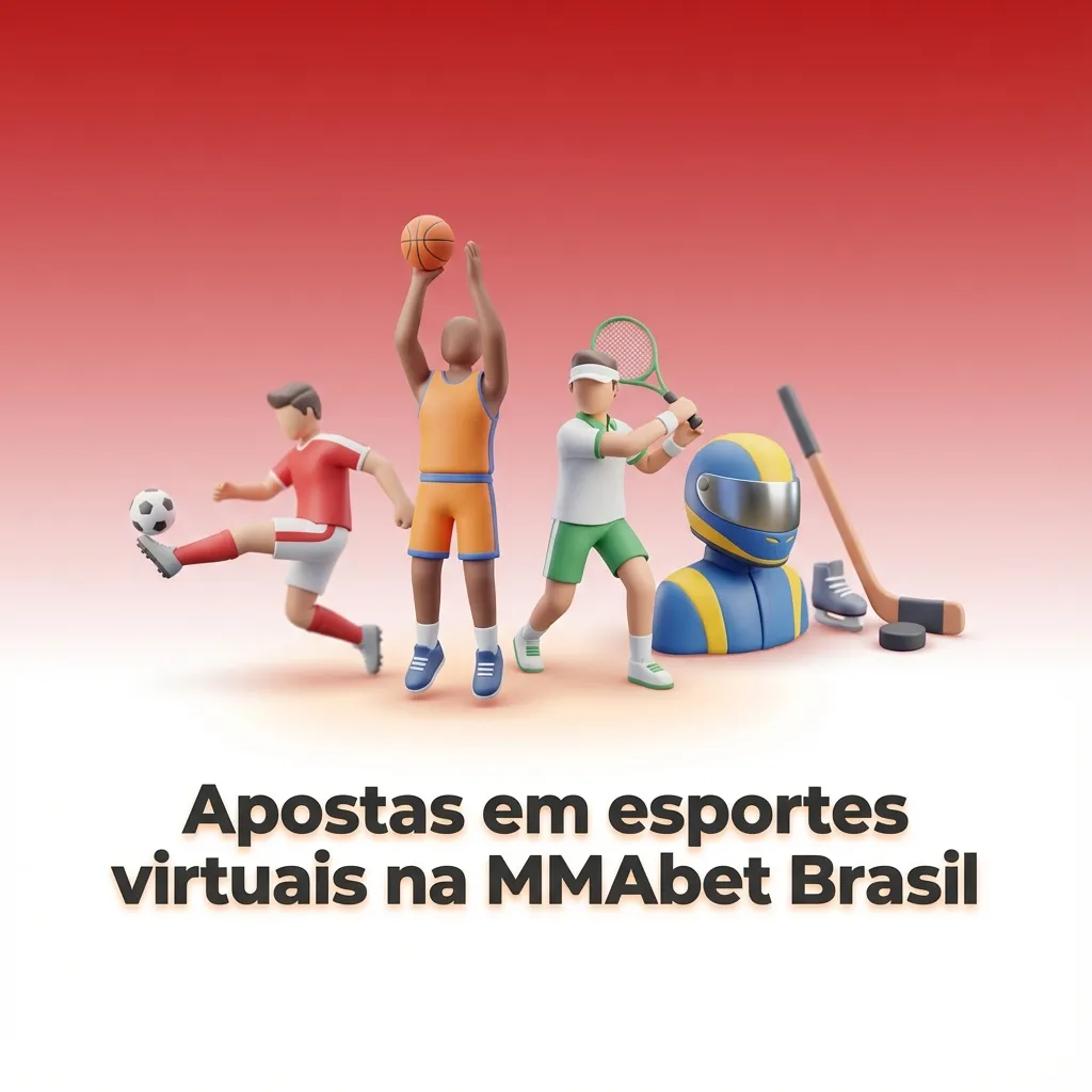 Banner da MMAbet Brasil com ícones de futebol, cavalos, cães e carros representando apostas em esportes virtuais 24h