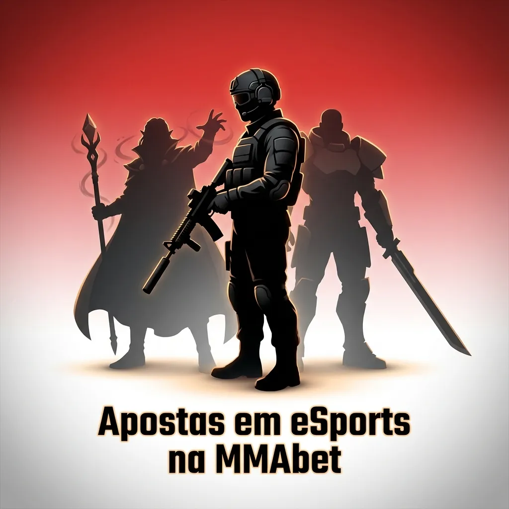 Banner da MMAbet mostrando ícones de eSports como CS2, Dota 2, LoL e StarCraft II e opções de mercados de apostas