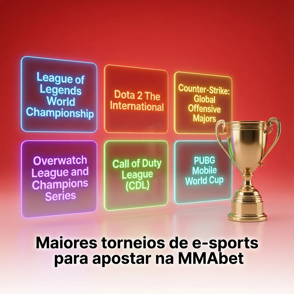 Tabela de e-sports com principais torneios de CS2, Dota 2, LoL, Valorant, StarCraft II, Mobile Legends e R6 para apostar