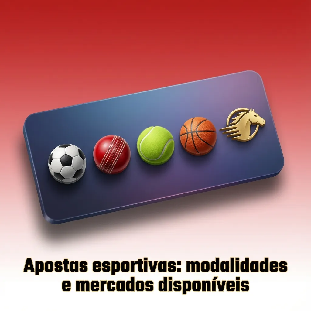 Tela de site de apostas esportivas com lista de modalidades, ligas brasileiras e internacionais e mercados ao vivo