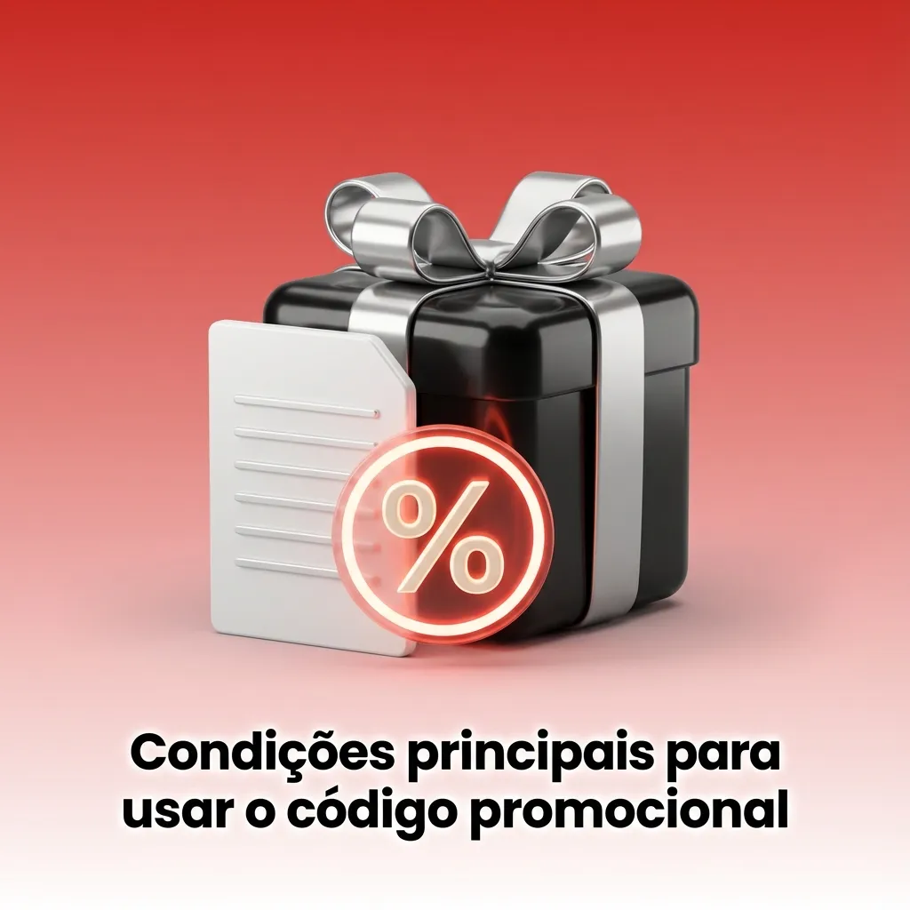 Tela em português listando regras e condições principais para usar o código promocional MMAbet no Brasil